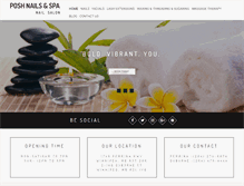 Tablet Screenshot of poshspa.ca